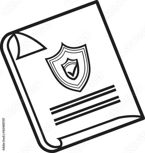 Book and newspaper vector icon illustration
