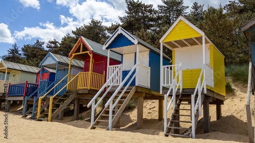 Beach huts at Wells next the Sea Norfolk