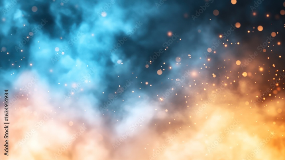 Obraz premium Abstract background with fire and smoke effect graphic design element