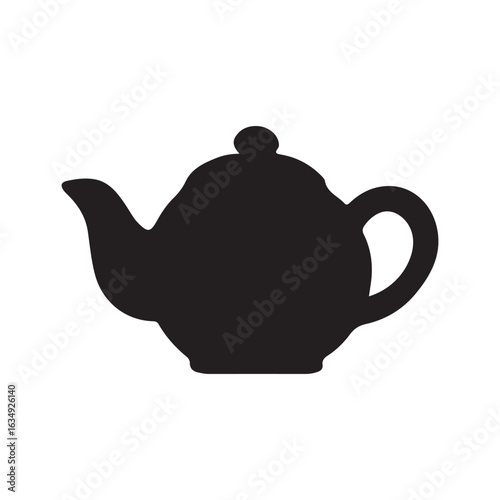 Teapot Silhouettes Vector Collection – Tea Kettle Icon  for Kitchen Designs

