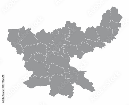 Jharkhand administrative map