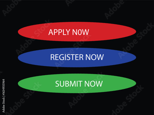 Glossy green and blue social media concept web design with download buttons, vector icons, and internet symbols