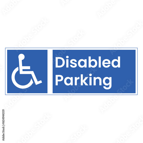 disabled people parking sign wheelchair symbol