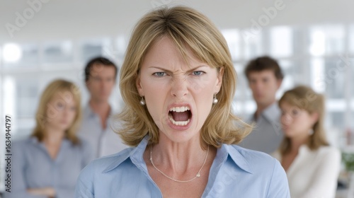 Intense workplace confrontation office photography professional setting close-up emotional conflict