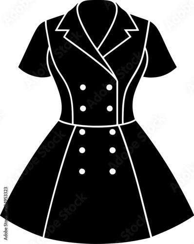 Vektor Bekleidung - Kleid für die Frau