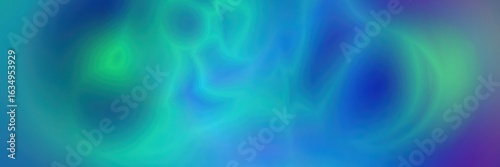Abstract swirling blue and green aurora borealis background