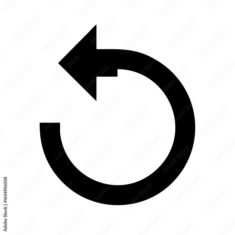 Restart Icon - System Reboot and Refresh Symbol Restart Icon - System Reboot and Refresh Symbol