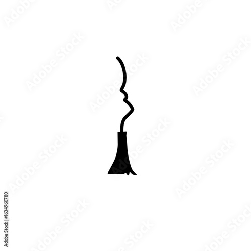 Halloween Broom Silhouette