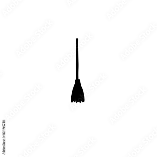 Halloween Broom Silhouette