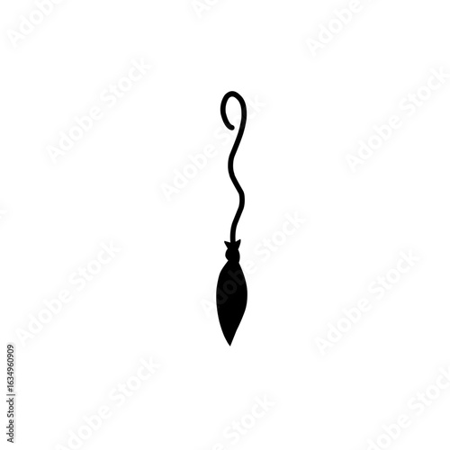 Halloween Broom Silhouette