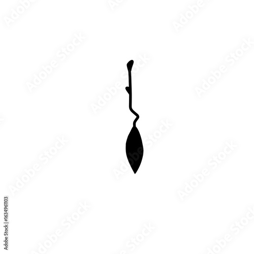 Halloween Broom Silhouette