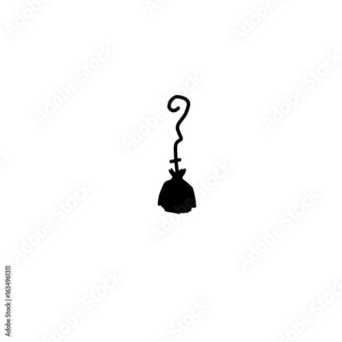 Halloween Broom Silhouette