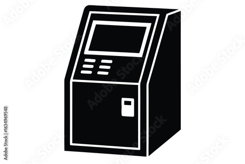 atm machine vector icon