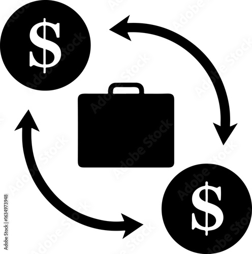 Business Investment and Cash Flow Symbol