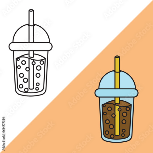 chocolate shake clipart.