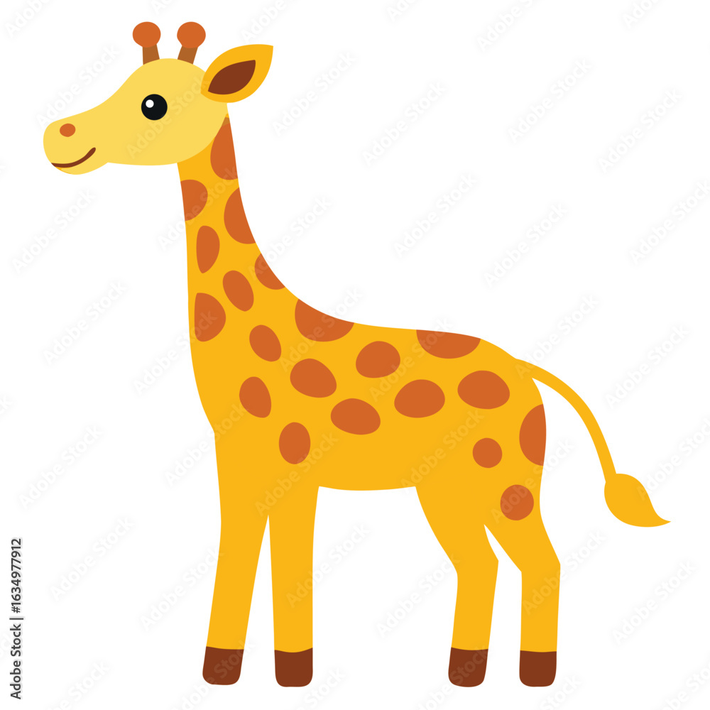 Fototapeta premium giraffe vector illustration