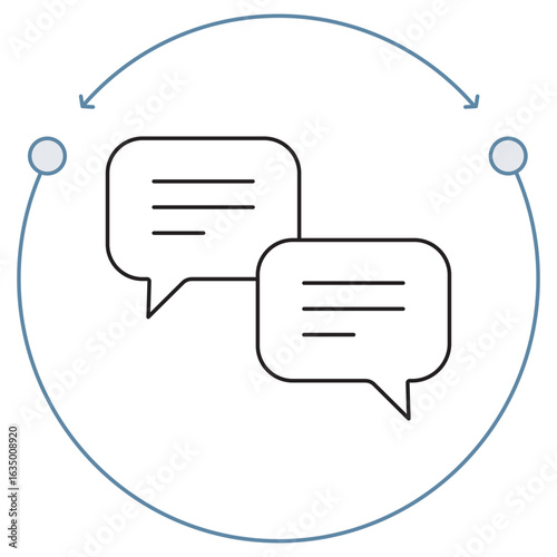 Chat Icon, Instant Talk, Instant Talk, vector