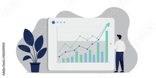 Analyzing Business Growth and Financial Success with Charts and Data Visualizations for Strategic Decision Making