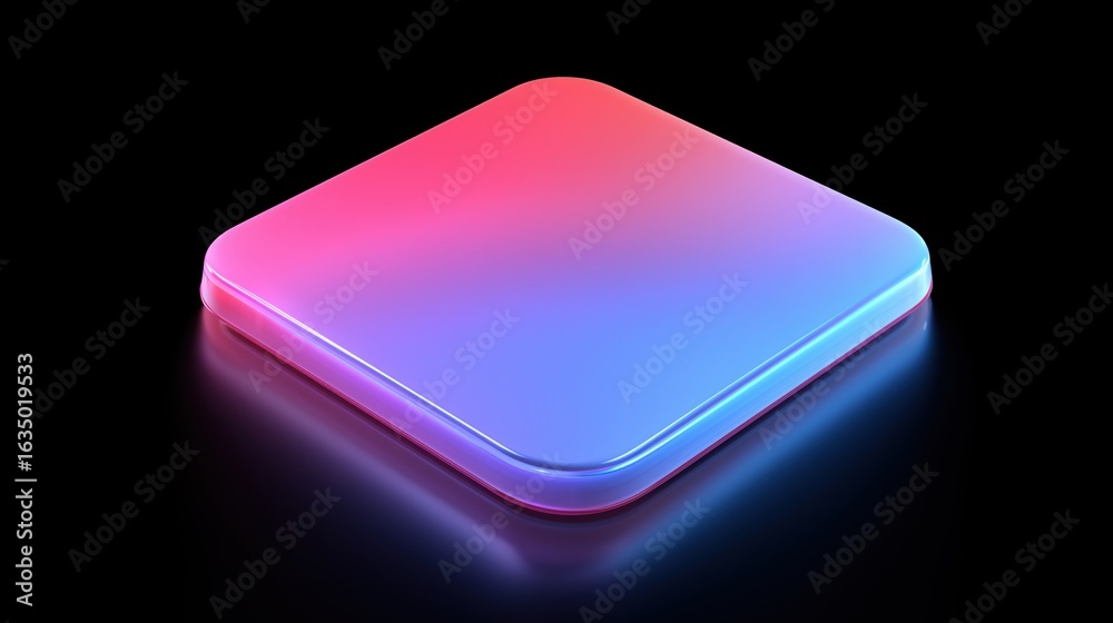 3D Icon of a Floor Protector Pad with Gradient Neon Light
3D Icon of a Floor Protector Pad with Gradient Neon Light