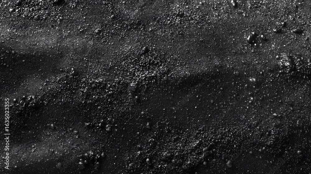 Obraz premium Charcoal Dust Texture with Soft Particles and Rough Surface