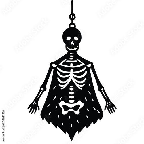 hanging skeleton decoration
