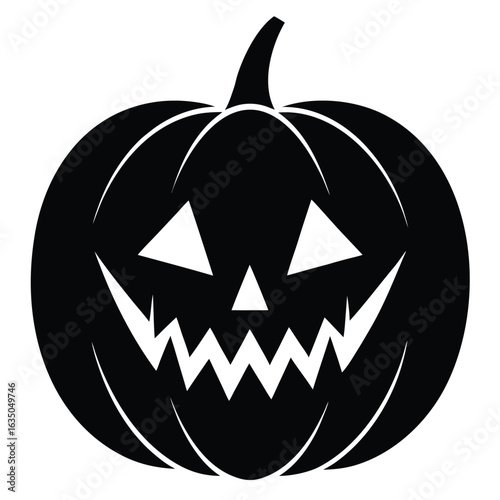 jack o lantern with sinister grin