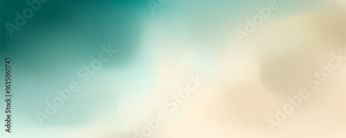 This soft gradient background combines shades of blue, green, and beige with a soft, dreamy aesthetic. The soft lighting creates a floating feel, perfect for calming images or simple designs.