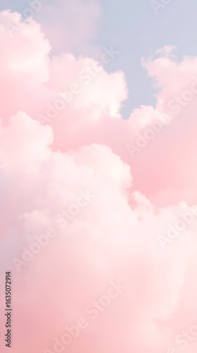 Soft cloudy is gradient pastel abstract sky background in sweet color.