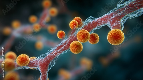 Understanding Leprosy and Mycobacterium leprae Bacteria: Medical Educational Illustration
