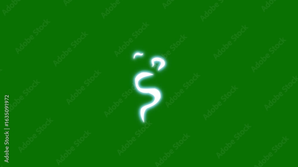 Hand Drawn 2D Flash FX Animation with Smoke, Spark, Fire Burst, and Energy Explosion Effects, Lightning Thunder Elements Designed for Use on Green Screen Backgrounds in 4K Quality