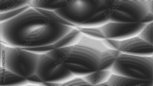 Point wave noise texture. Abstract dot background. Technological cyberspace background.