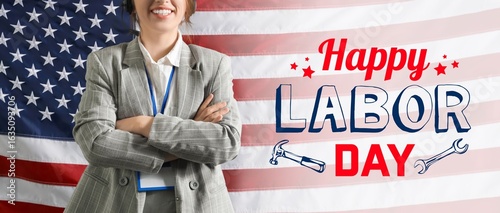 Female technical support ag...