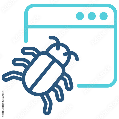 Bugs Outline Color Icon