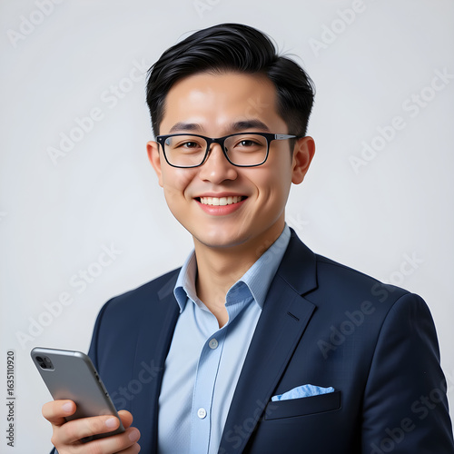 bussinessman with mobile phone