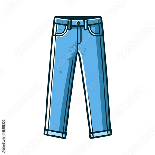 
jeans illustration design