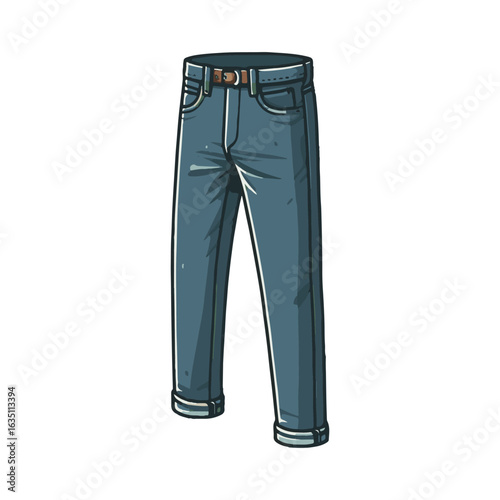 
jeans illustration design