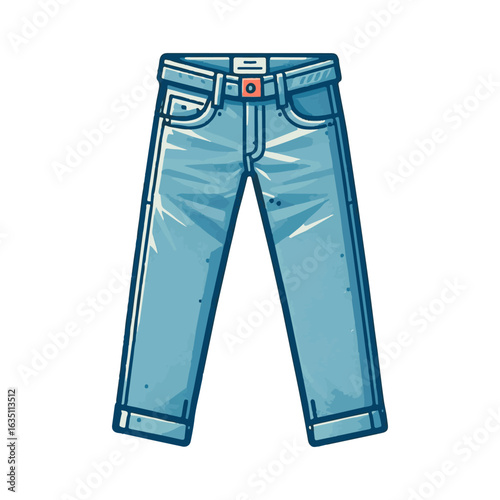 
jeans illustration design