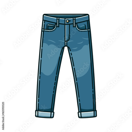 
jeans illustration design