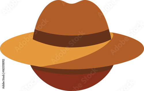 National hat day illustration design