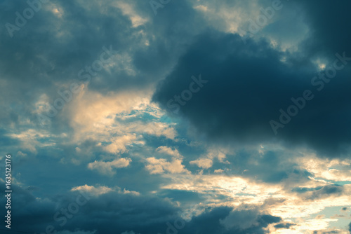 幻想的な空雲の風景
