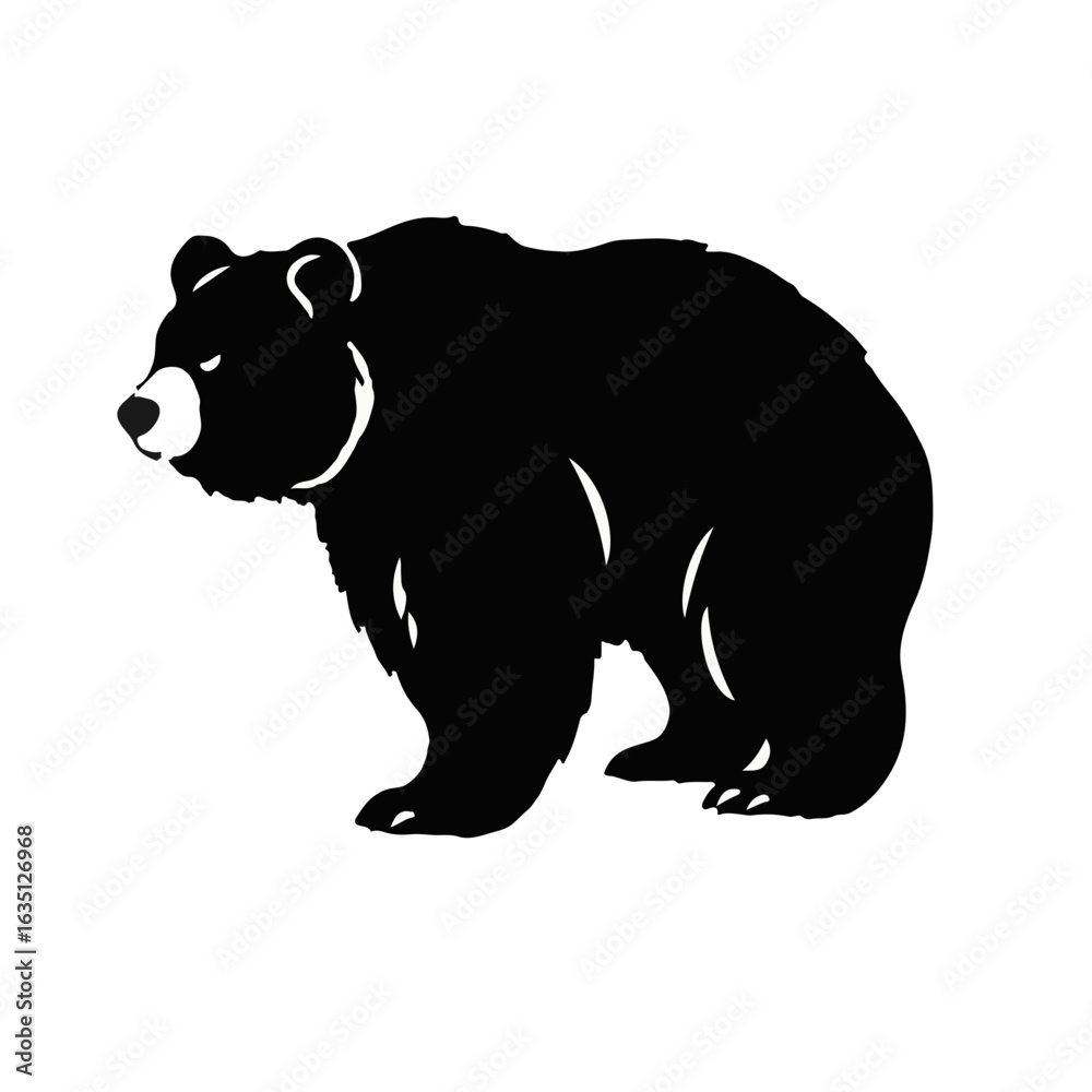 Obraz premium Cinnamon Bear Animal Icon