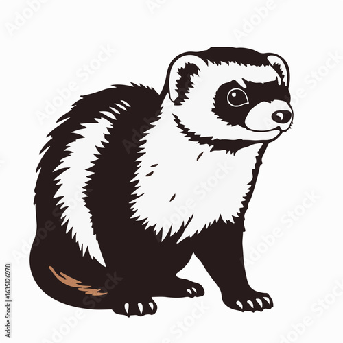 Cinnamon Ferret Animal Icon
