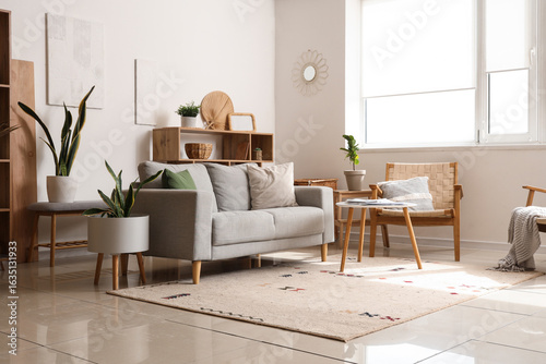 Interior of cozy living roo...