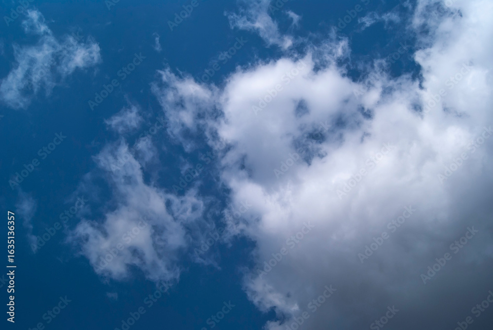 Fototapeta premium blue sky and clouds