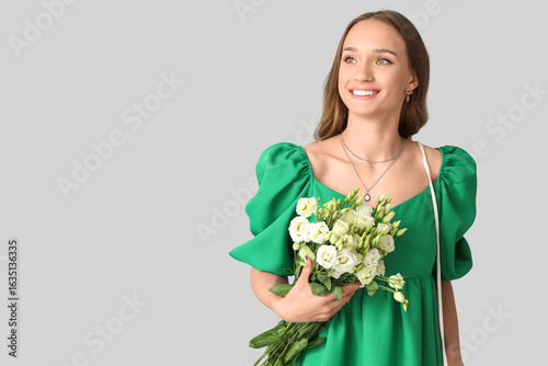 Beautiful young woman with ...