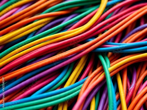 Colorful Computer Electrical Cable and Wire, Data Transfer Network