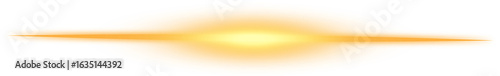 Golden glowing line light effect
