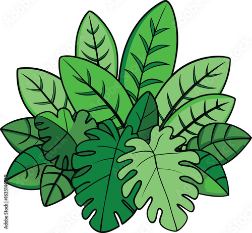 Creatively crafted vector of melissa healthy food herbal or green tea
