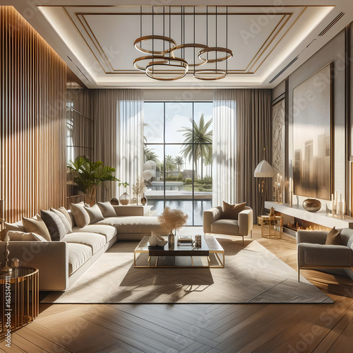 Living room interior design	
