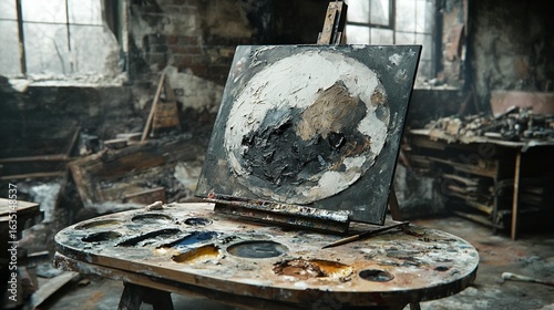 Abstract Art in Ruins